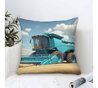 LILIlaobiao Reapers Housse De Coussin, Housse Coussin 50x50cm Moissonneuse Taie d'oreiller Décoratif Canapé pour Chambre, Canapé, Chaise, Lit,Jardin