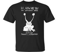 LILININ Hi How are You Daniel Johnston The Unfinished Album T-Shirt Black Men-Women T-Shirts à Manches Courtes(X-Large)