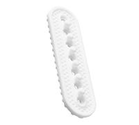 Lilinzhi Ajusteurs de casquette de baseball colorés pour réparation de boucles de fixation à clip Extension Accessoires Bande flexible, blanc, taille unique