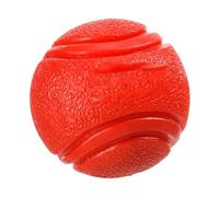 Lilinzhi Balle en caoutchouc solide et indestructible pour chien, jouet interactif pour l'ennui, balles en caoutchouc naturel solides pour chiens