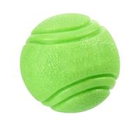 Lilinzhi Balle en caoutchouc solide et indestructible pour chien, jouet interactif pour l'ennui, balles en caoutchouc naturel solides pour chiens