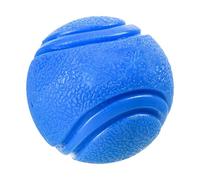 Lilinzhi Balle en caoutchouc solide et indestructible pour chien, jouet interactif pour l'ennui, balles en caoutchouc naturel solides pour chiens