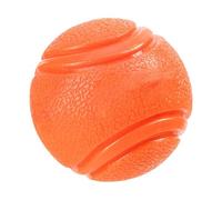 Lilinzhi Balle en caoutchouc solide et indestructible pour chien, jouet interactif pour l'ennui, balles en caoutchouc naturel solides pour chiens