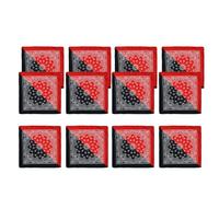 Lilinzhi Bandanas colorés en polyester multi-usage pour adolescents, garçons et filles, bandana hip-hop imprimé floral, noir/rouge, Taille unique