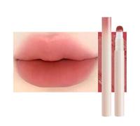 LILINZHI Crème à lèvres matte texture N18 nude polyvalente | Applicateur avec pointe éponge, finition raffinée pour un renouvellement uniforme du maquillage quotidien