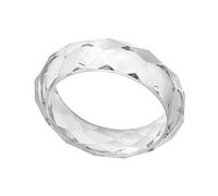 Lilinzhi Cristaux à facettes uniques en résine étincelante avec réfraction de la lumière - Accessoire élégant pour femme tendance - Utilisation quotidienne - Cristaux géométriques transparents, taille