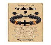 Lilinzhi Croix en cuir fait à la main réglable pour garçons, cadeaux de première communion de la part de papa, maman, parrain, grands-parents croix, taille unique, Comme décrit