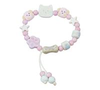 Lilinzhi Élégant bracelet en céramique pour chien avec cordon tissé unique pour l'individualité et l'expression créative Confortable à porter, taille unique, Comme décrit