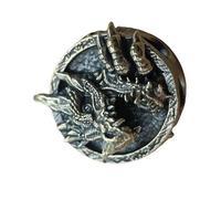 Lilinzhi Élégant pendentif dragon multifonction en laiton et bijoux pour les amateurs d'artisanat et d'activités de plein air