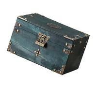 Lilinzhi Étui de voyage européen élégant et rétro pratique en bois robuste pour un usage quotidien et décoration de la maison