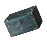 Lilinzhi Étui de voyage européen élégant et rétro pratique en bois robuste pour un usage quotidien et décoration de la maison