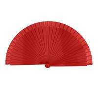 Lilinzhi Éventail élégant en bois classique vintage espagnol couleur unie pliable pour mariages et fêtes dansantes