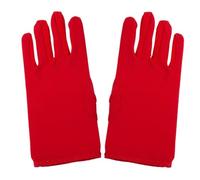 Lilinzhi Gants de dîner de soirée avec pour les bals de fin d'année, pour femmes et filles, thème des années 1920, gants de danse musicale blancs pour femmes, Rouge, taille unique