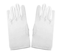 Lilinzhi Gants de dîner de soirée avec pour les bals de fin d'année, pour femmes et filles, thème des années 1920, gants de danse musicale blancs pour femmes, blanc, taille unique