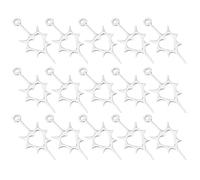Lilinzhi Lot de 15 pendentifs portables en alliage robuste en forme de cœur pour bijoux, colliers, bracelets, colliers, taille unique, Comme décrit, Comme décrit.