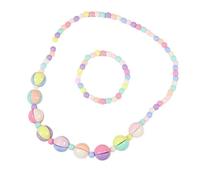 Lilinzhi Parure de bijoux tendance pour enfants - Accessoires de fête - Texture pour fêtes et anniversaires