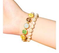 Lilinzhi Perles en verre tendance inspirées par Five Wealth God pour les professionnels et les amateurs de mode à porter à la main, taille unique, Comme décrit