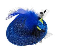 Lilinzhi Petit chapeau bibi avec pince à cheveux pour filles sur le thème victorien - Accessoire pour cheveux tendance - Chapeau élégant