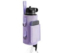 Lilinzhi Porte-bouteille multi-usage en tissu Oxford 900D avec ceinture de transport confortable, violet