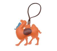 Lilinzhi Porte-clés en cuir synthétique fabriqué à la main en forme d'animal vintage souvenir culturel pour sacs, clés, voiture, cadeau décoratif en cuir PU, E, taille unique