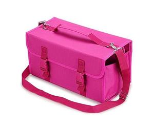 Lilinzhi Porte-marqueurs pour 120 marqueurs - Multifonctionnel - Fermeture éclair - Sac de transport avec bandoulière, HP, Grande capacité