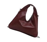 Lilinzhi Sac à bandoulière pour femme - Sac à main en cuir - Avec fermeture éclair - Sac à main tendance, Rouge