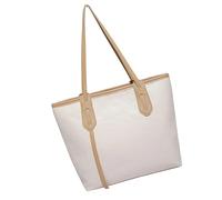 Lilinzhi Sac à bandoulière spacieux pratique en polyuréthane avec sangle de soirée, sac à main tendance, sac à main sous les bras, plusieurs poches pour le travail, les voyages, sac à main de grande