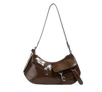 Lilinzhi Sac à main moderne décontracté sous les bras pour femme - Sac à main pratique en polyuréthane - Espace de rangement fonctionnel - Sac à bandoulière confortable en polyuréthane pour femme