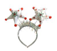 Lilinzhi Serre-tête élégant sur le thème de Noël avec flocons de neige pour filles - Décoration de cheveux pour fêtes, rassemblements de Noël