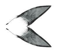 Lilinzhi Serre-tête en peluche avec oreilles d'animaux - Accessoire de costume tendance - Ornement de cheveux pour personnage, anniversaire, festival, fête, décoration de cheveux