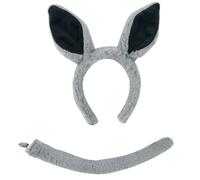 Lilinzhi Serre-tête unique avec oreilles d'animaux pour fêtes costumées en peluche douce Cosplay Bandeau drôle Cosplay Accessoires pour cheveux Postiches Fournitures de fête à thème
