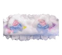 Lilinzhi Subculture Serre-tête en peluche avec oreilles pour cosplay, Halloween, fête costumée, coiffe gothique pour femme