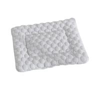 Lilinzhi Tapis de refroidissement en soie glacée pour petits animaux de compagnie, surface antidérapante facile d'entretien, texture douce, technologie de refroidissement en soie glacée