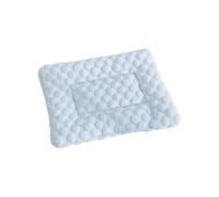 Lilinzhi Tapis de refroidissement en soie glacée pour petits animaux de compagnie, surface antidérapante facile d'entretien, texture douce, technologie de refroidissement en soie glacée