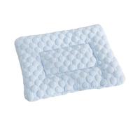 Lilinzhi Tapis de refroidissement en soie glacée pour petits animaux de compagnie, surface antidérapante facile d'entretien, texture douce, technologie de refroidissement en soie glacée