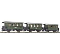 Liliput L340500 H0e Coffret de 3 voitures de voyageurs (Piste H0), Wagons pour modélisme ferroviaire