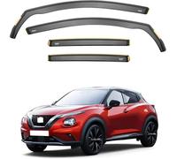 LiLiQi Déflecteurs de Pluie pour Nissan Juke MK2 2019-2024, RéDuction du Bruit Et des Turbulences Robustes éLéGants Installation Facile