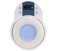 lilishangmao Brosse De Douche Électrique Adhésive pour Le Dos Et Le Corps - Fixation Murale, Tête De Brosse Rotative De 10 cm, 3 Vitesses Et 2 Modes, pour Une Sensation De Propreté Complète