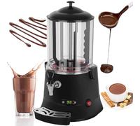 lilishangmao Chauffe-Chocolat Chaud Professionnel,Machine À Boissons Chaudes Électrique avec Robinet Distributeur,Température Réglable (30-90°C),pour Cafés,Salons De Thé À Bulles Et Hôtels 10L-Black