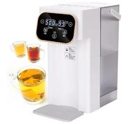lilishangmao Chauffe-Eau Instantané De Bureau 2000 W, Réservoir Amovible De 3 L, 12 Réglages De Température Précis (25 °C-99 °C), 8 Réglages De Volume, avec Support pour Tasse