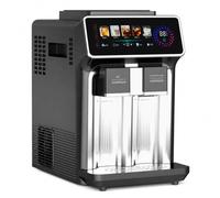 lilishangmao Machine à Glaçons 3-en-1 de Comptoir, Fabrique à Glaçons Portable avec Distributeur d’Eau Fraîche, Réservoir 1,5 L, 12 Glaçons en 6-10 Min, Commande Tactile pour Cuisine, Bureau, Fêtes