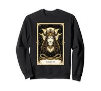 Lilith Carte de Tarot Wicca Gothique déesse païenne Occulte Sweatshirt