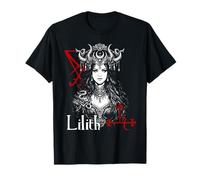 Lilith Demon Gothique Païen Occulte Satanique Mythologie T-Shirt