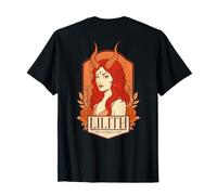 Lilith, la fille rebelle originale, déesse florale et sorcière païenne T-Shirt