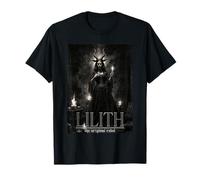 Lilith, la Fille Rebelle Originale, déesse Florale et sorcière païenne T-Shirt