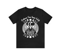 Lilith Shirt Sigil of Lilith Satanic Clothing Black Dark Lilith Moon Demon God