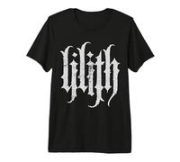 Lilith Wicca Gothic Alt Occulte Déesse Sorcellerie T-Shirt Haut de Gamme