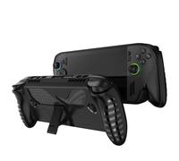 LiLiTok Coque de protection pour Asus Rog Xbox Ally X & Rog Xbox Ally - En TPU - Anti-rayures - Avec support pour Rog Xbox Ally X - Accessoires (noir)