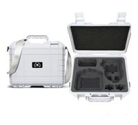 LiLiTok Étui rigide pour DJI Flip Fly More Combo - Sac de voyage de protection étanche et résistant aux chocs - Organiseur de sac rigide avec sangle de transport pour accessoires DJI Flip, Blanc
