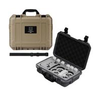 LiLiTok Étui rigide pour DJI NEO Fly More Combo - Sac de protection étanche et résistant aux chocs - Organiseur de sac rigide avec sangle de transport pour accessoires DJI Neo, jaune, Décontracté